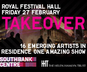 Takeover at Royal Festival Hall, 8pm-11pm February 27